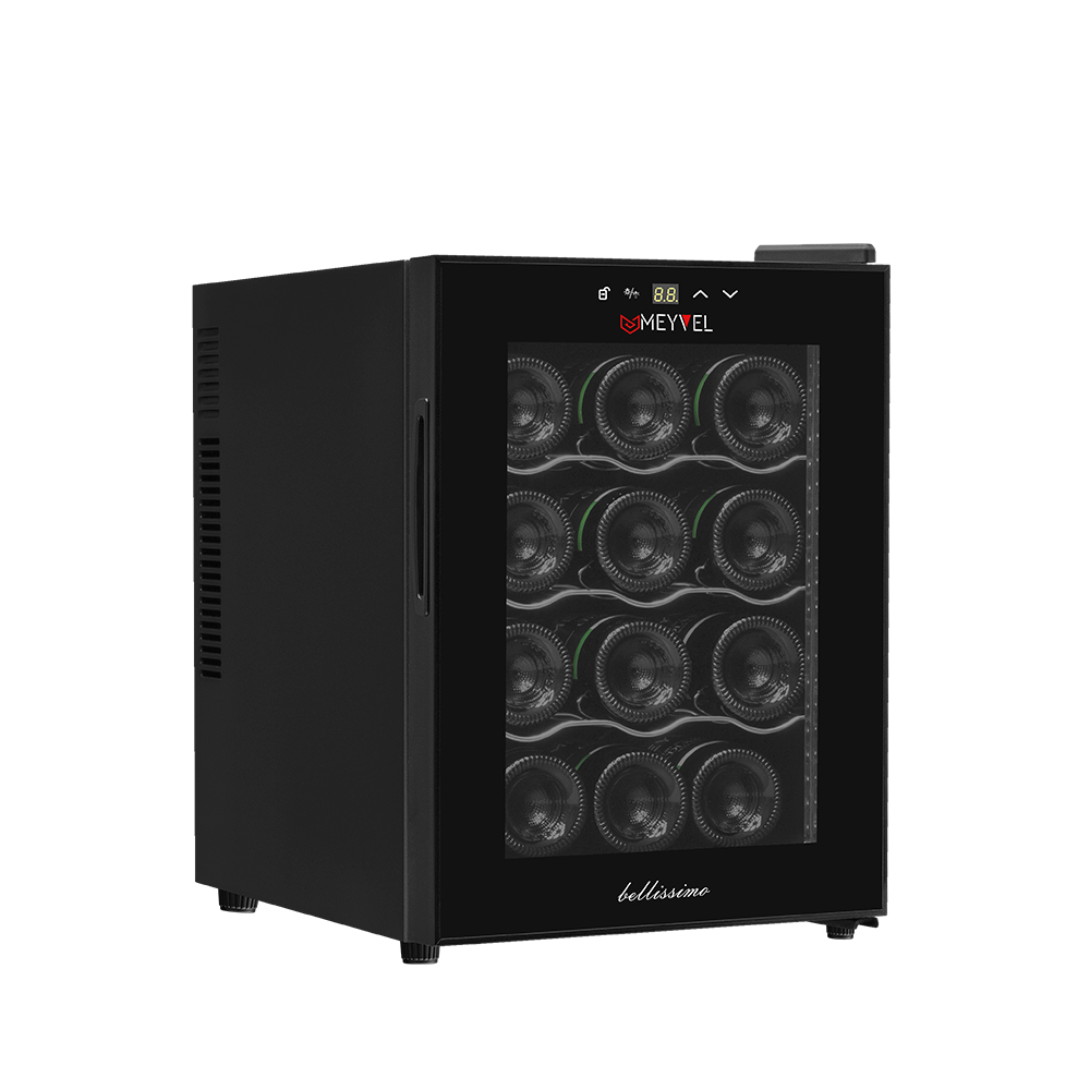 Винный холодильник (шкаф) термоэлектрический MEYVEL MV12-TB1