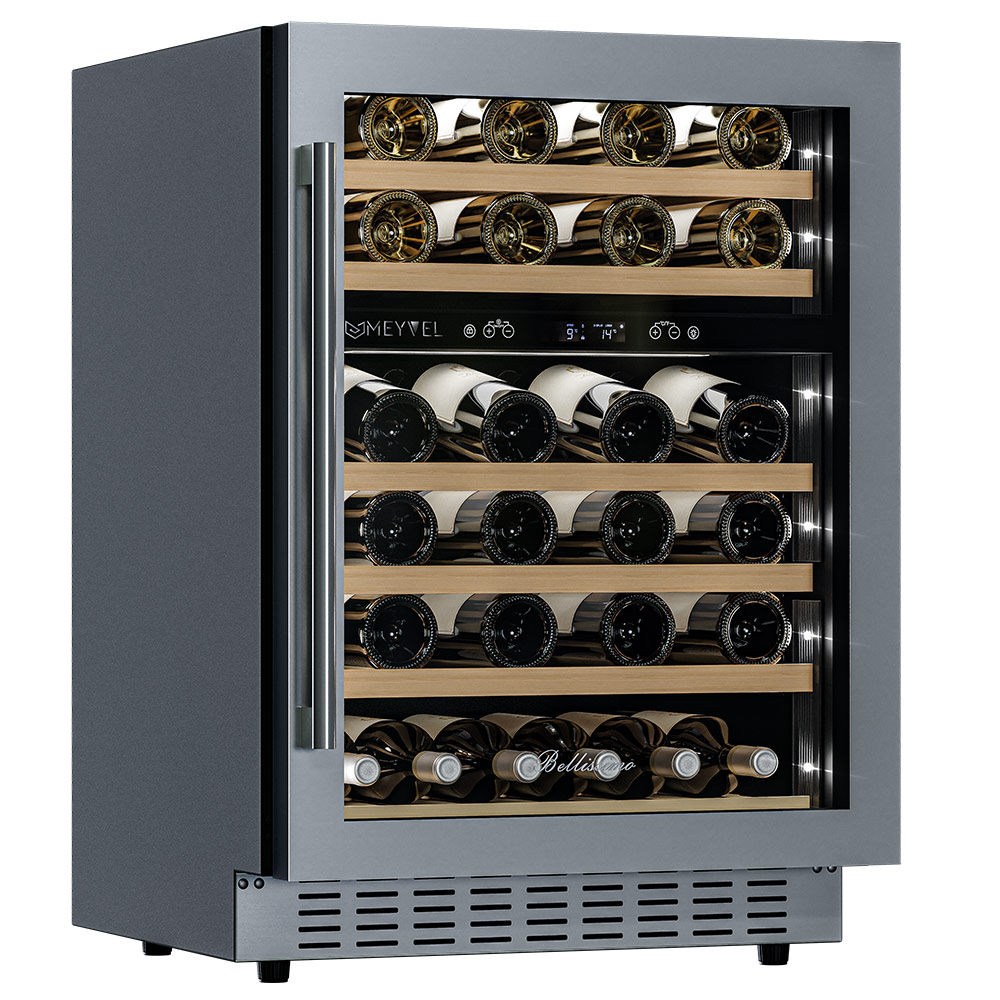 Винный холодильник (шкаф) компрессорный MEYVEL MV46PRO-KST2